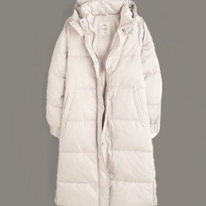 Abercrombie Ultra Long Puffer S - light taupe